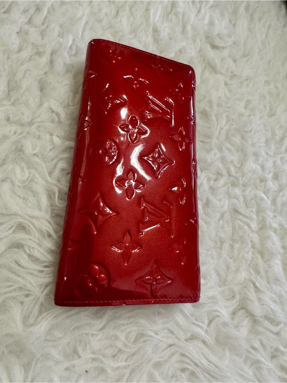 Louis Vuitton Red Vernis Monogram Wallet - Picture 7 of 13